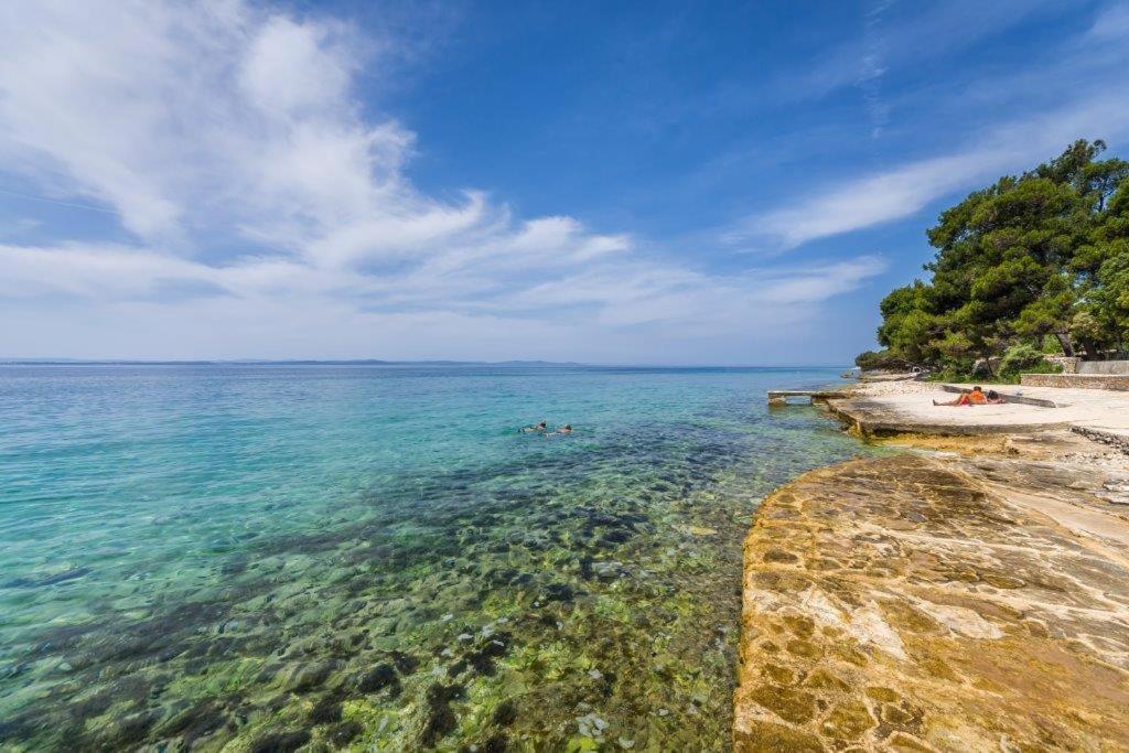 Apartmani Paradise Petrcane Bagian luar foto